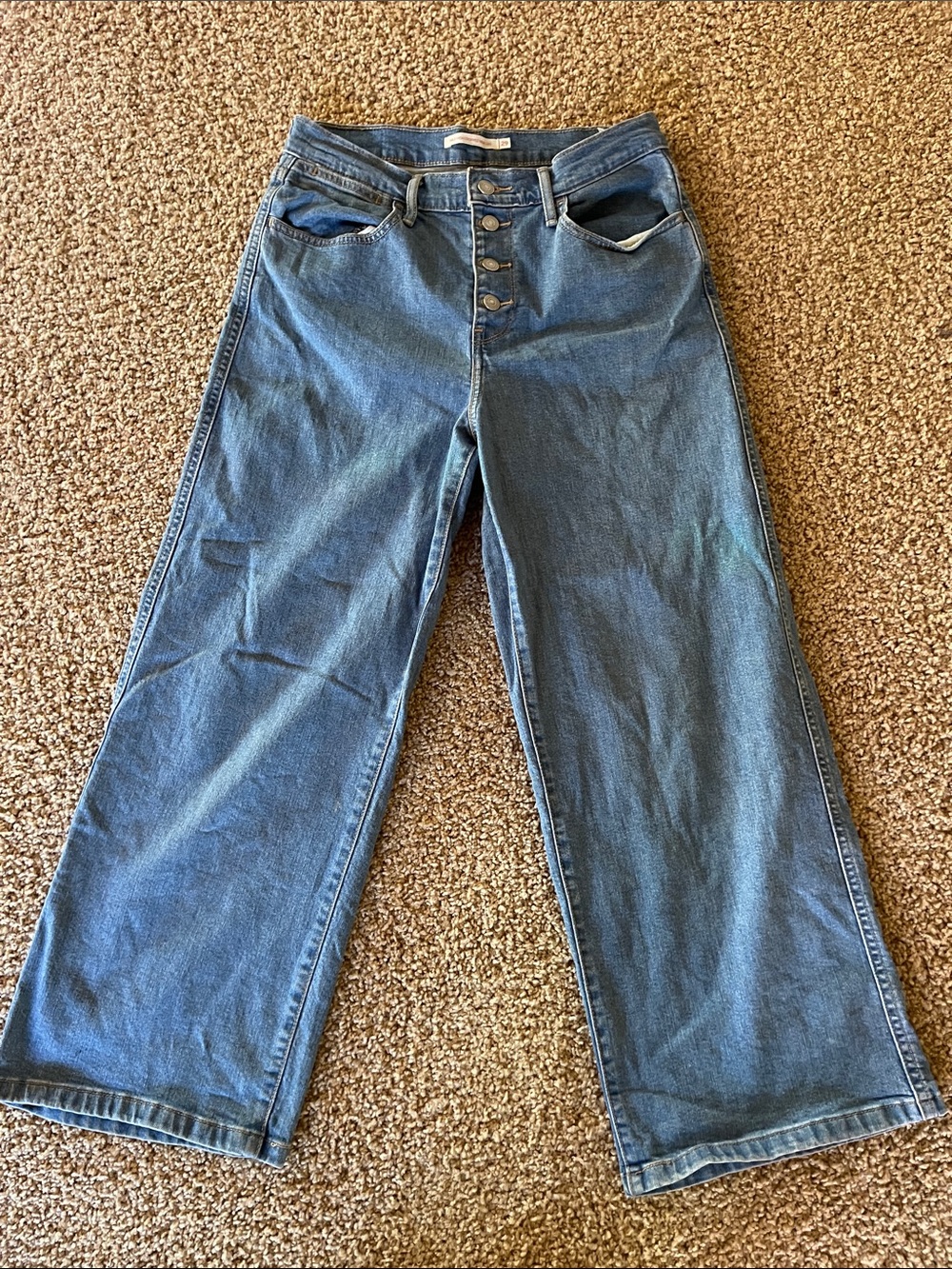 Levi’s smile High Wide Leg Cropped Jeans